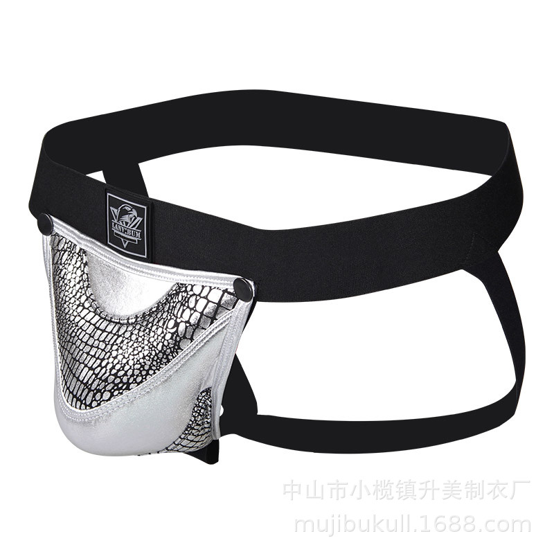 Colorblock Cutout Men's Thong product detail 13