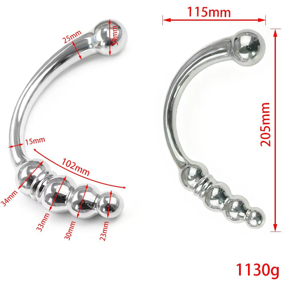 Double-Ended Stainless Steel Prostate Massager product detail 3