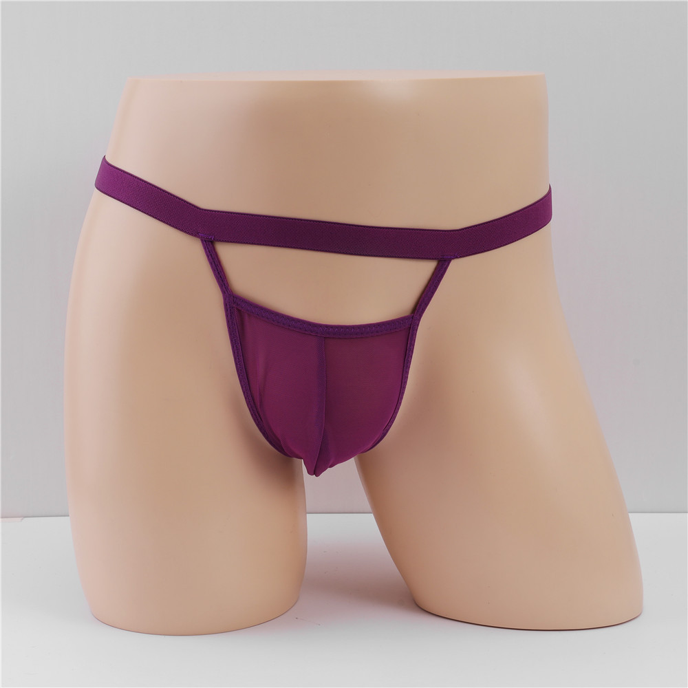 Sheer Open-Back Men's Thong product detail 12