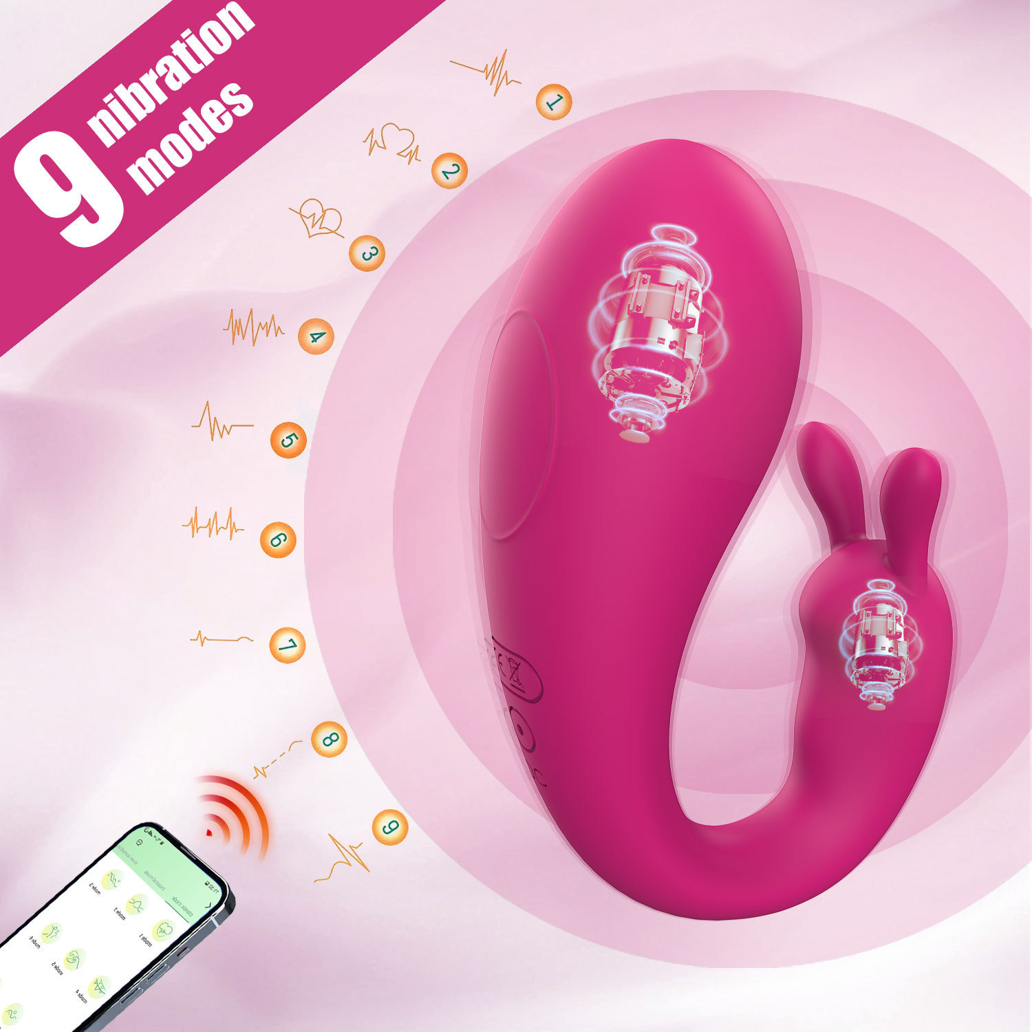 App-Controlled Dual-Vibration Wearable Egg product detail 4