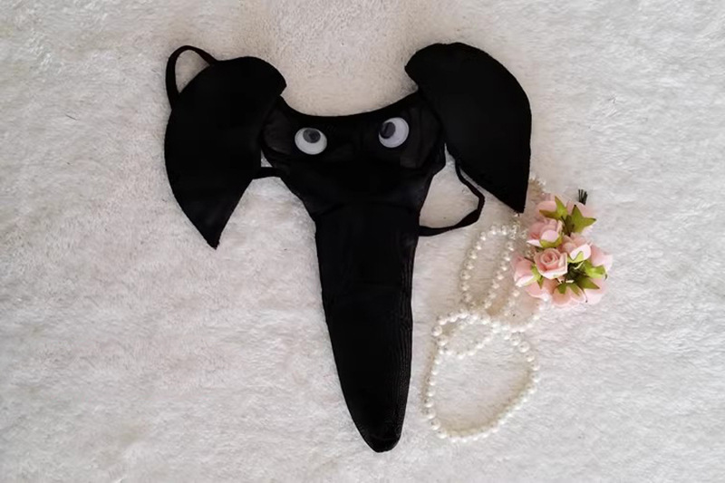 Sheer Mesh Elephant Men's Thong product detail 21
