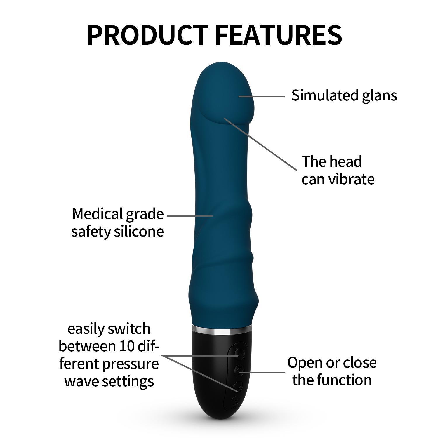 Luvis 10-Frequency Rechargeable Vibrator product detail 14