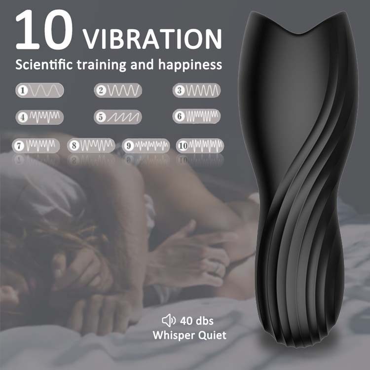 Silicone Vibrating Male Masturbator product detail 1
