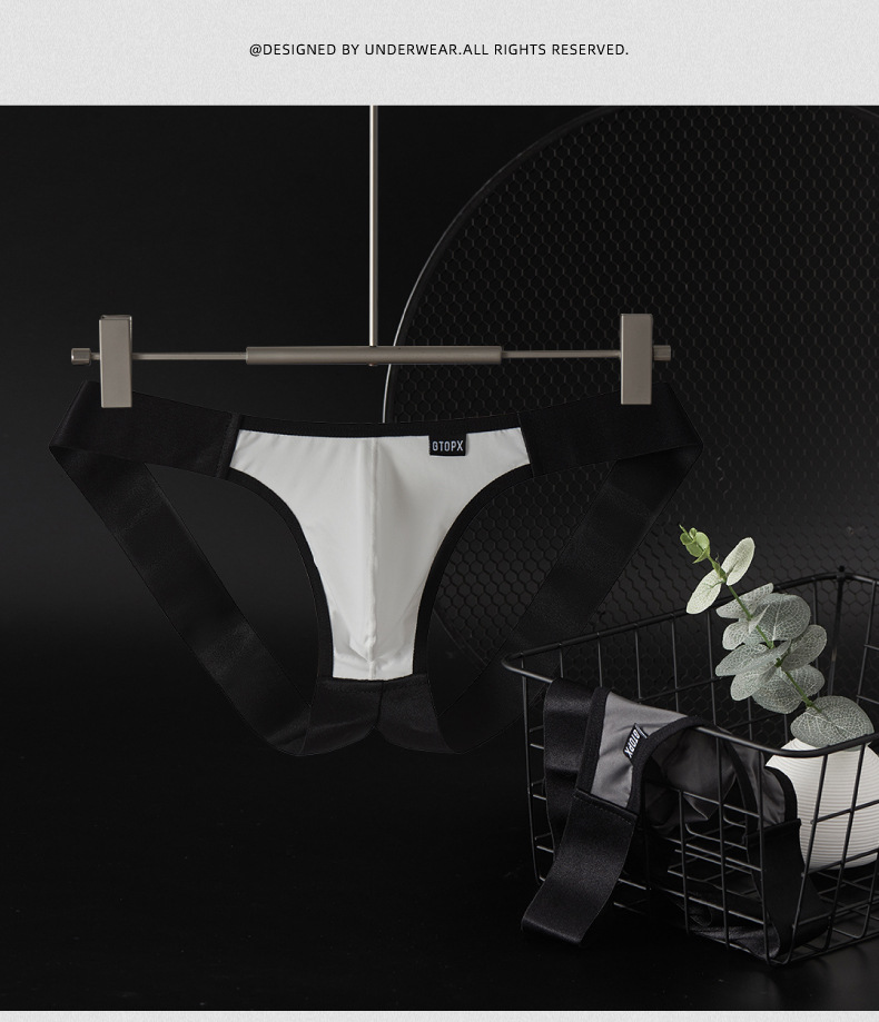 Breathable Hollow-Out Men's Thong product detail 7
