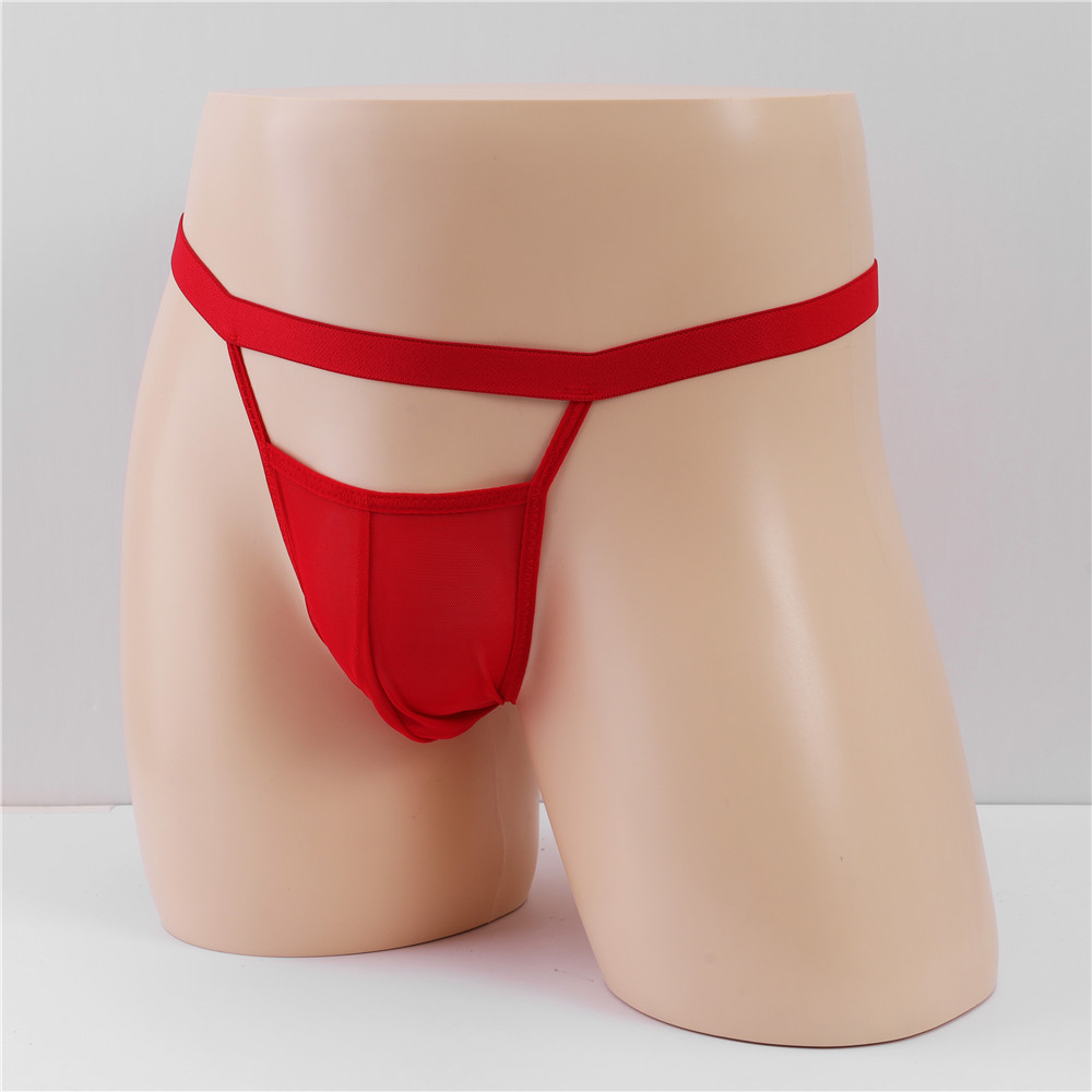Sheer Open-Back Men's Thong product detail 5