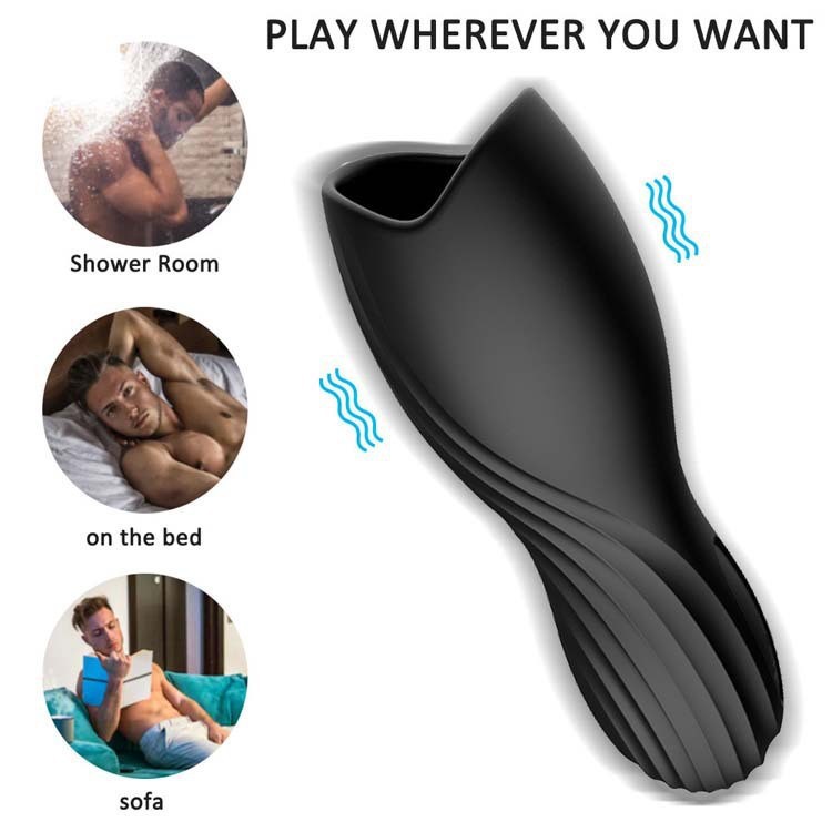 Silicone Vibrating Male Masturbator product detail 3