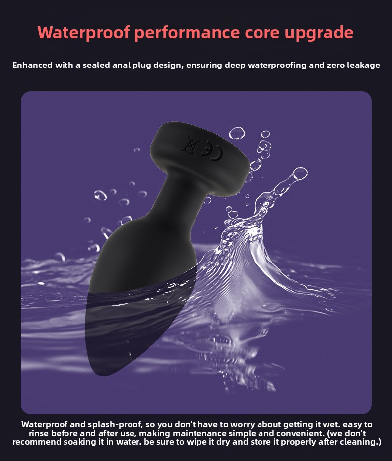 App-Controlled Vibrating Anal Plug product detail 8