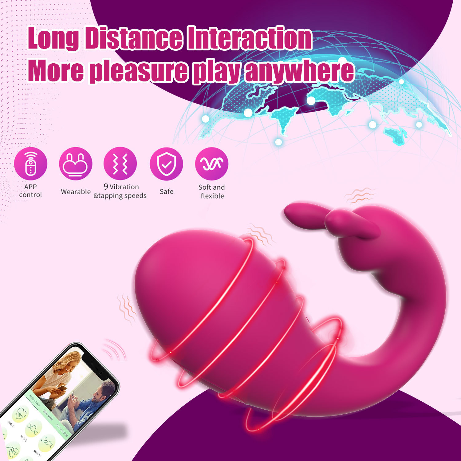 App-Controlled Dual-Vibration Wearable Egg product detail 7