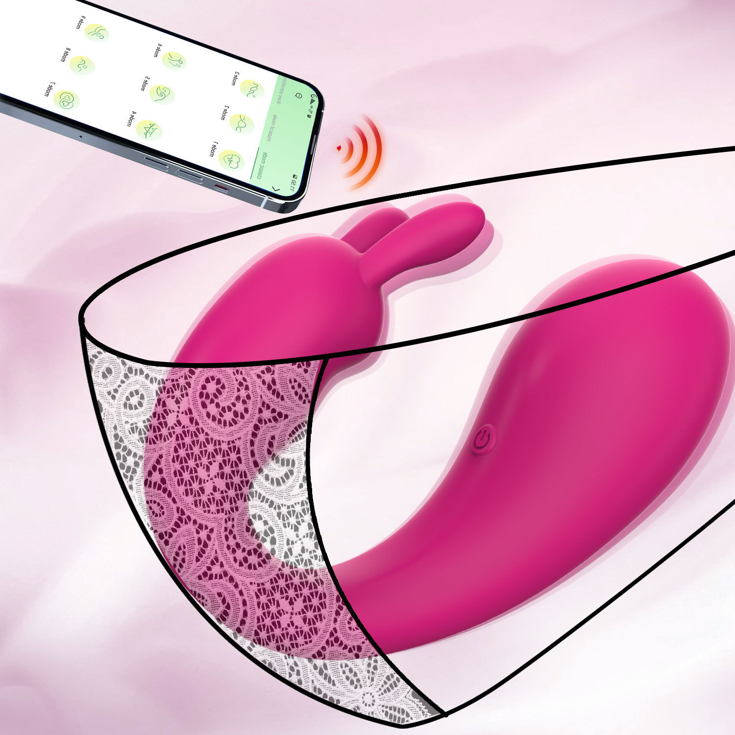 App-Controlled Dual-Vibration Wearable Egg product detail 3