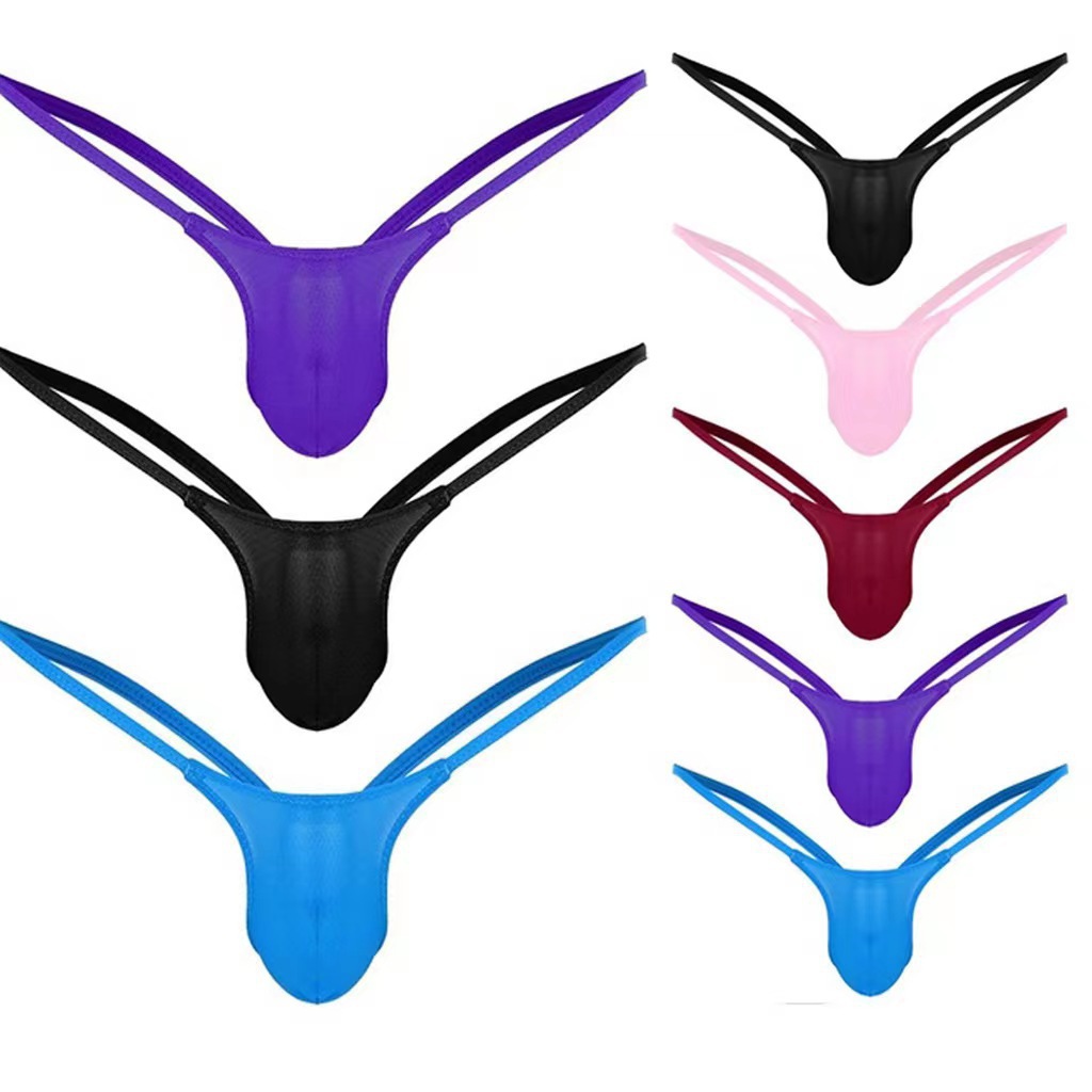 Multi-Color Double-Strap Men's Thong product detail 1