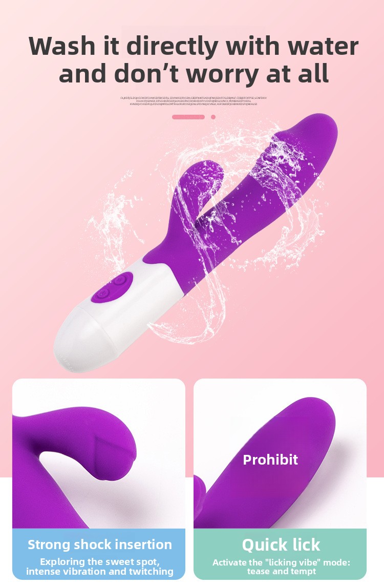 Multi-Speed Silicone Insertable Vibrator product detail 4