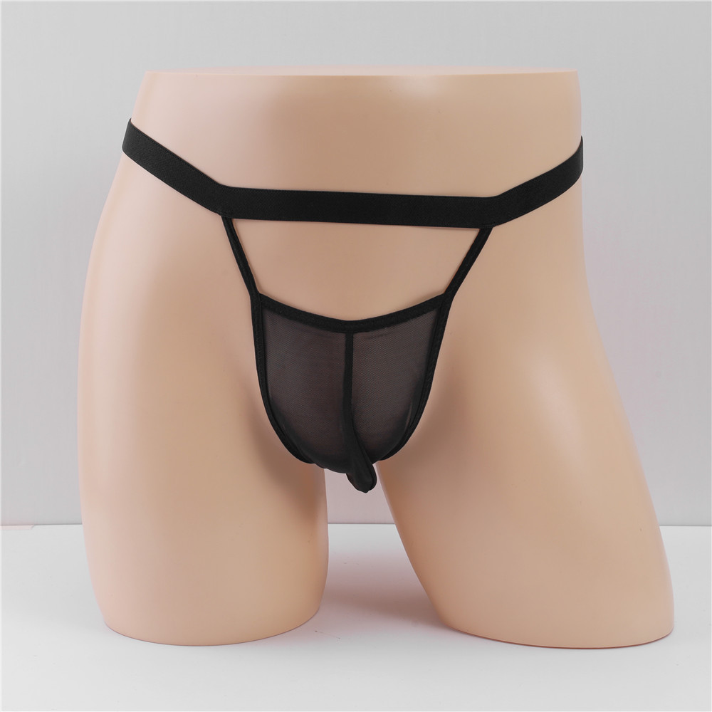Sheer Open-Back Men's Thong product detail 10