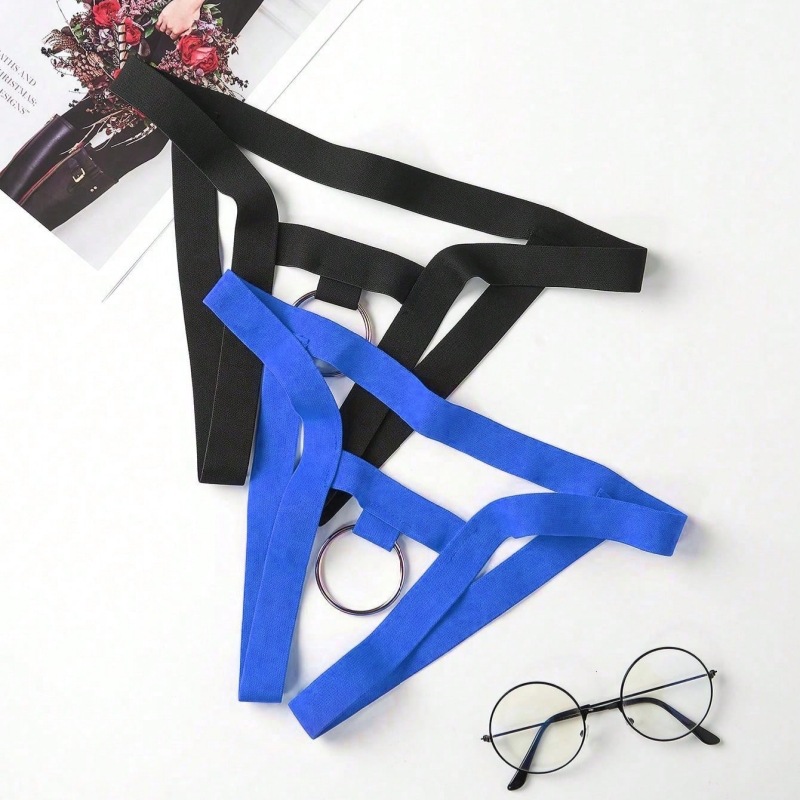 Ring Detail Stretch Men's Thong product detail 2