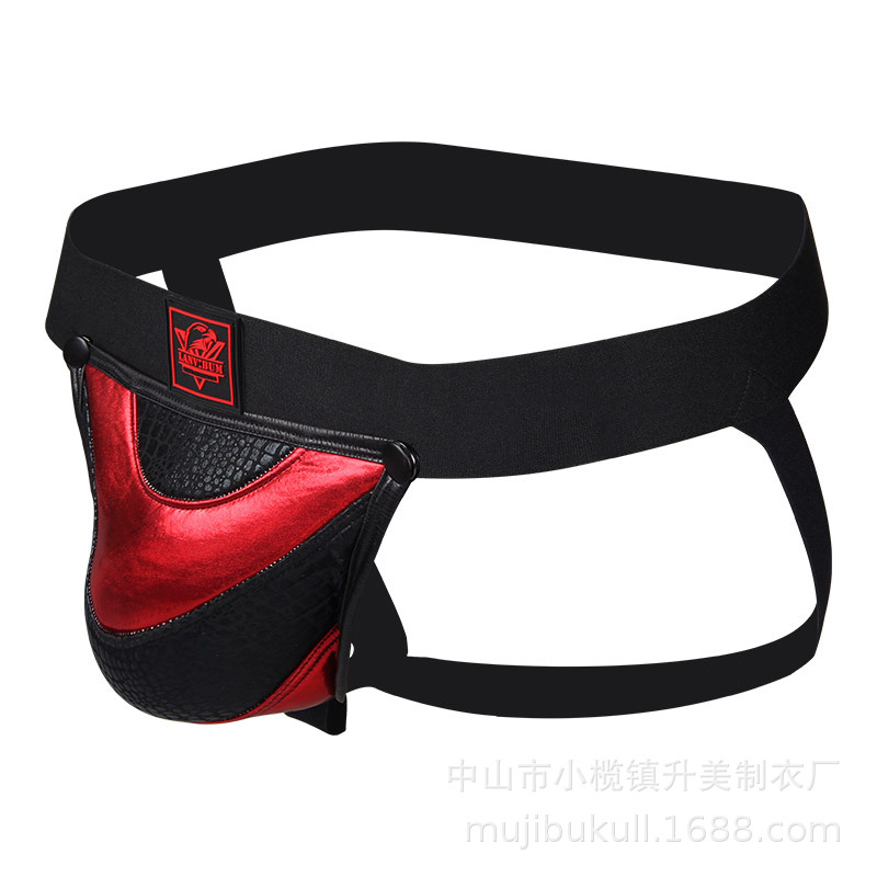 Colorblock Cutout Men's Thong product detail 5