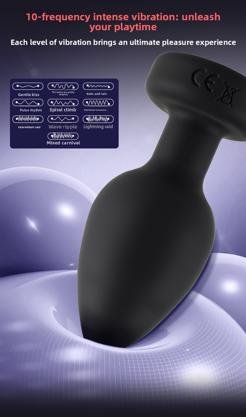 App-Controlled Vibrating Anal Plug product detail 5