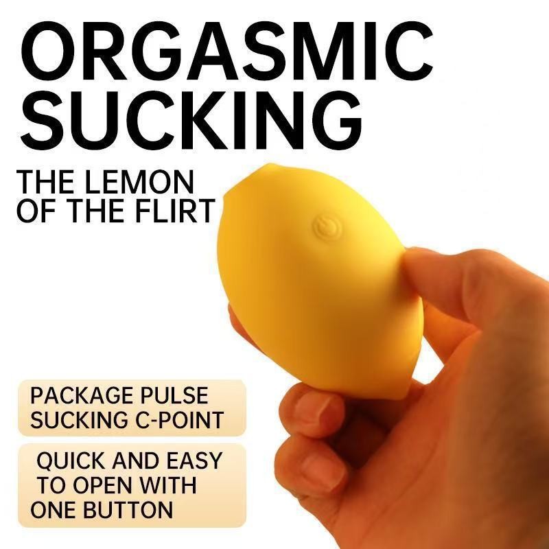 Lemon Yellow Silicone Clitoral Suction Stimulator product detail 8