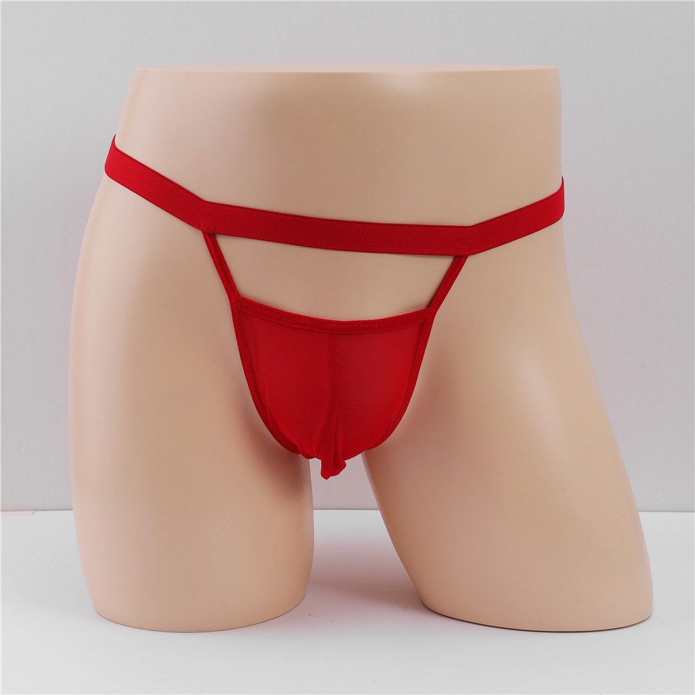 Sheer Open-Back Men's Thong product detail 6