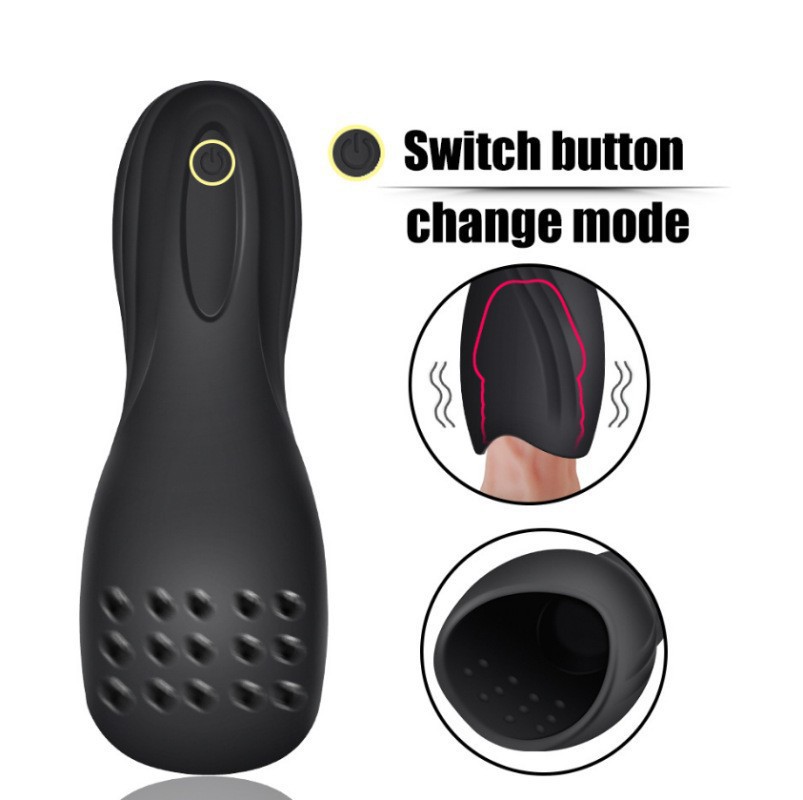 Silicone Vibrating Male Masturbator product detail 2