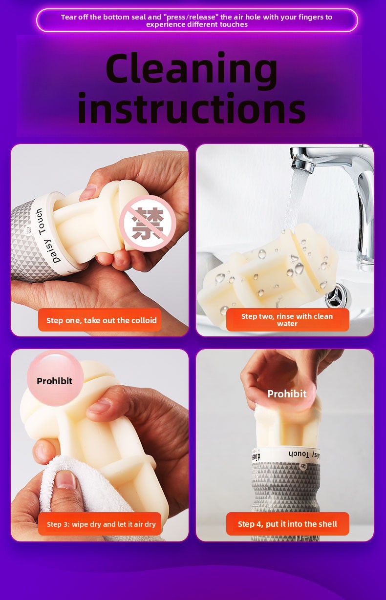 Manual TPR Male Masturbator product detail 6