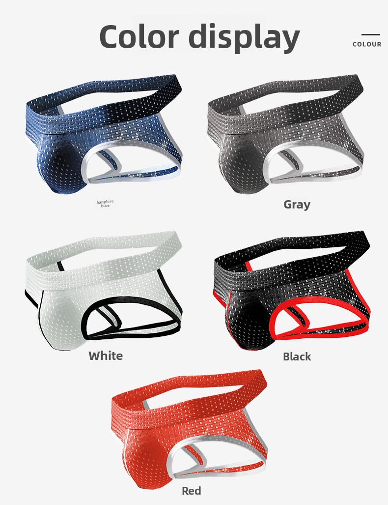 Breathable Stretch Men's Thong product detail 8