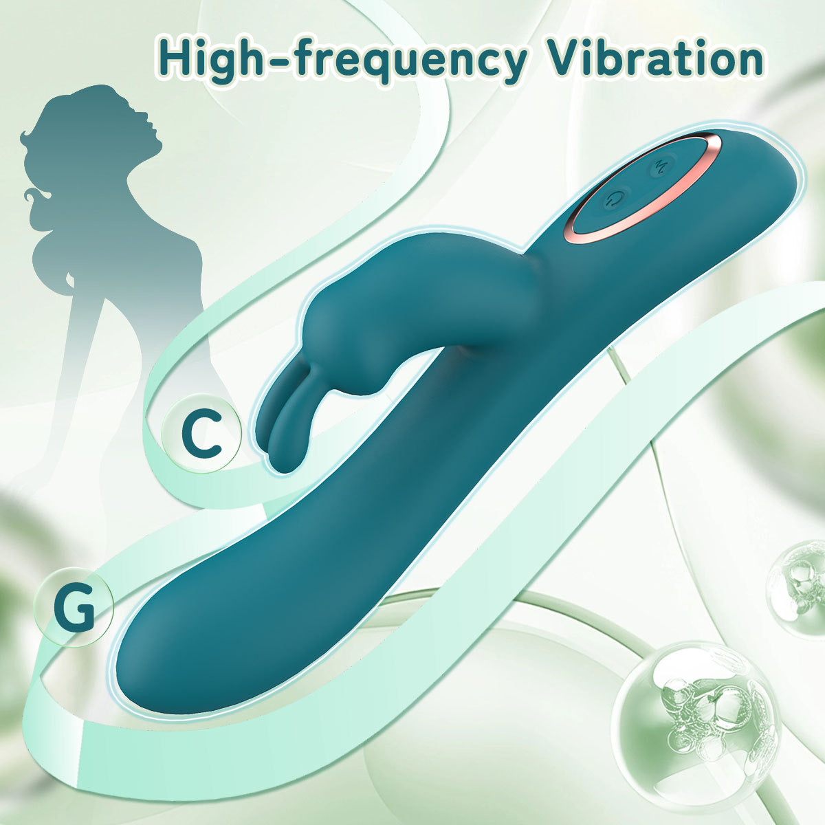 Electric ABS Rabbit Vibrator product detail 5