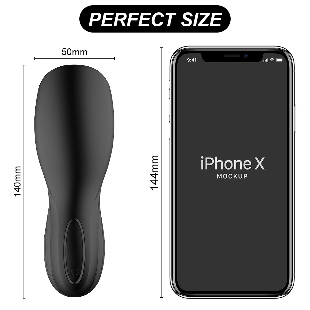 Silicone Vibrating Male Masturbator product detail 5