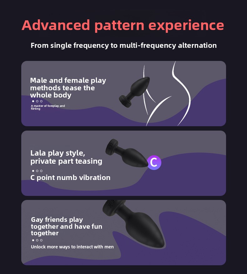 App-Controlled Vibrating Anal Plug product detail 6