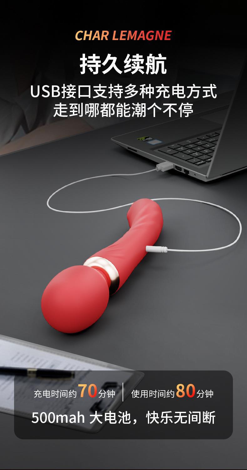 Rechargeable Dual-Head G-Spot Vibrator product detail 10