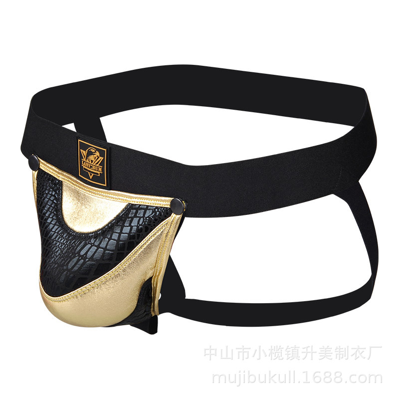 Colorblock Cutout Men's Thong product detail 11