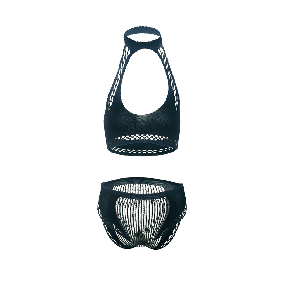 Patterned Men's Fishnet Bodystocking product detail 5