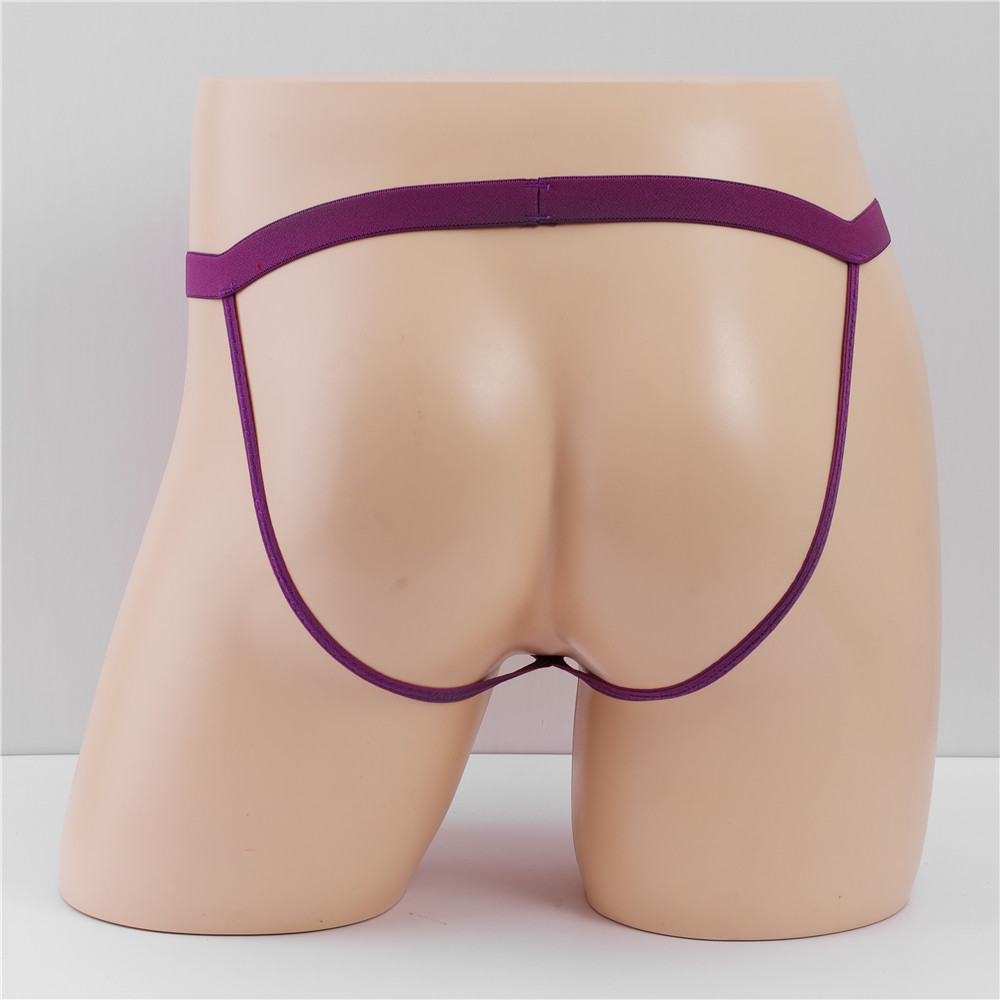 Sheer Open-Back Men's Thong product detail 13