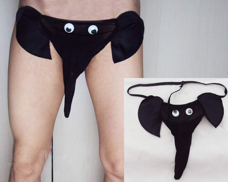 Sheer Mesh Elephant Men's Thong product detail 20