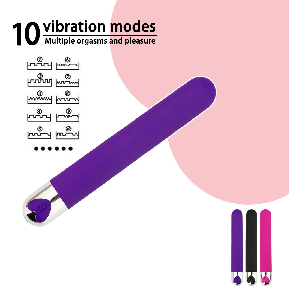 Long Rechargeable Bullet Vibrator product detail 6