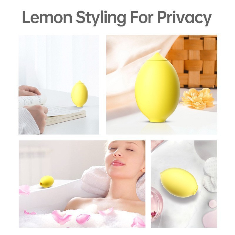 Lemon Yellow Silicone Clitoral Suction Stimulator product detail 9