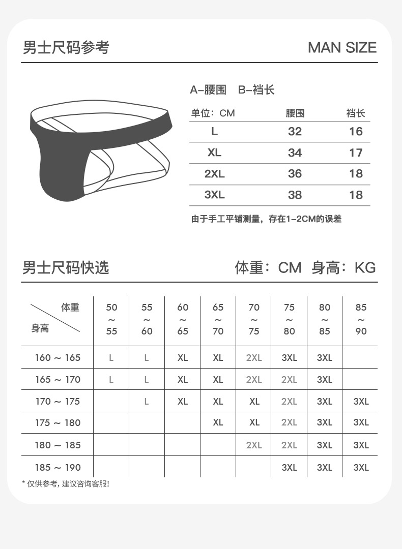 Breathable Low-Rise Men's Thong product detail 13