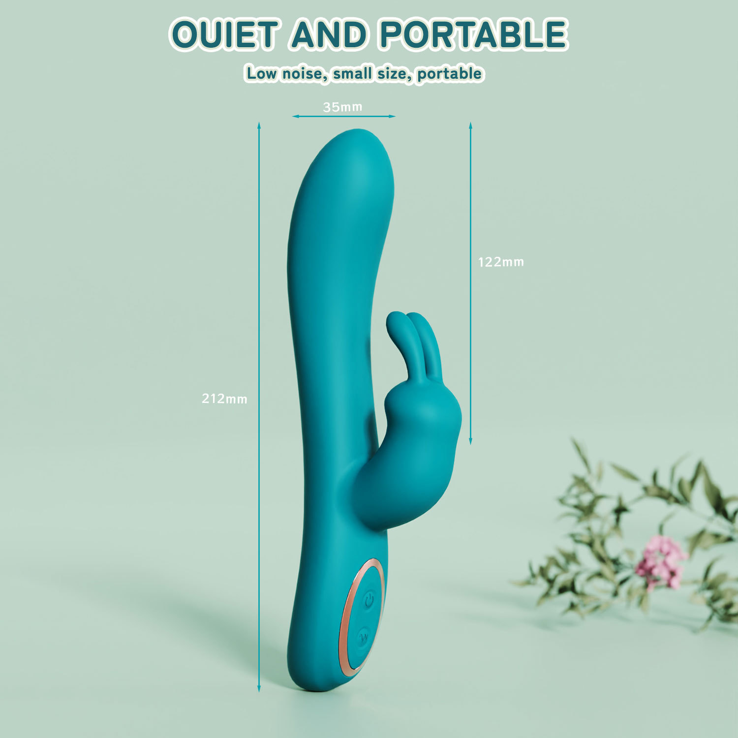 Electric ABS Rabbit Vibrator product detail 7