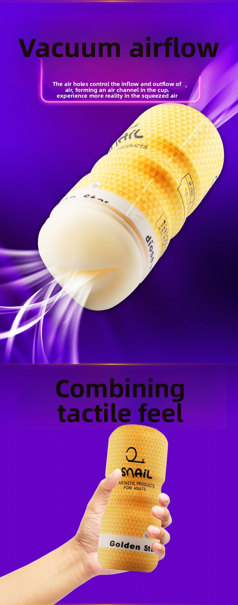 Manual TPR Male Masturbator product detail 4