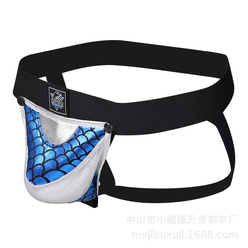 Colorblock Cutout Men's Thong product detail 14